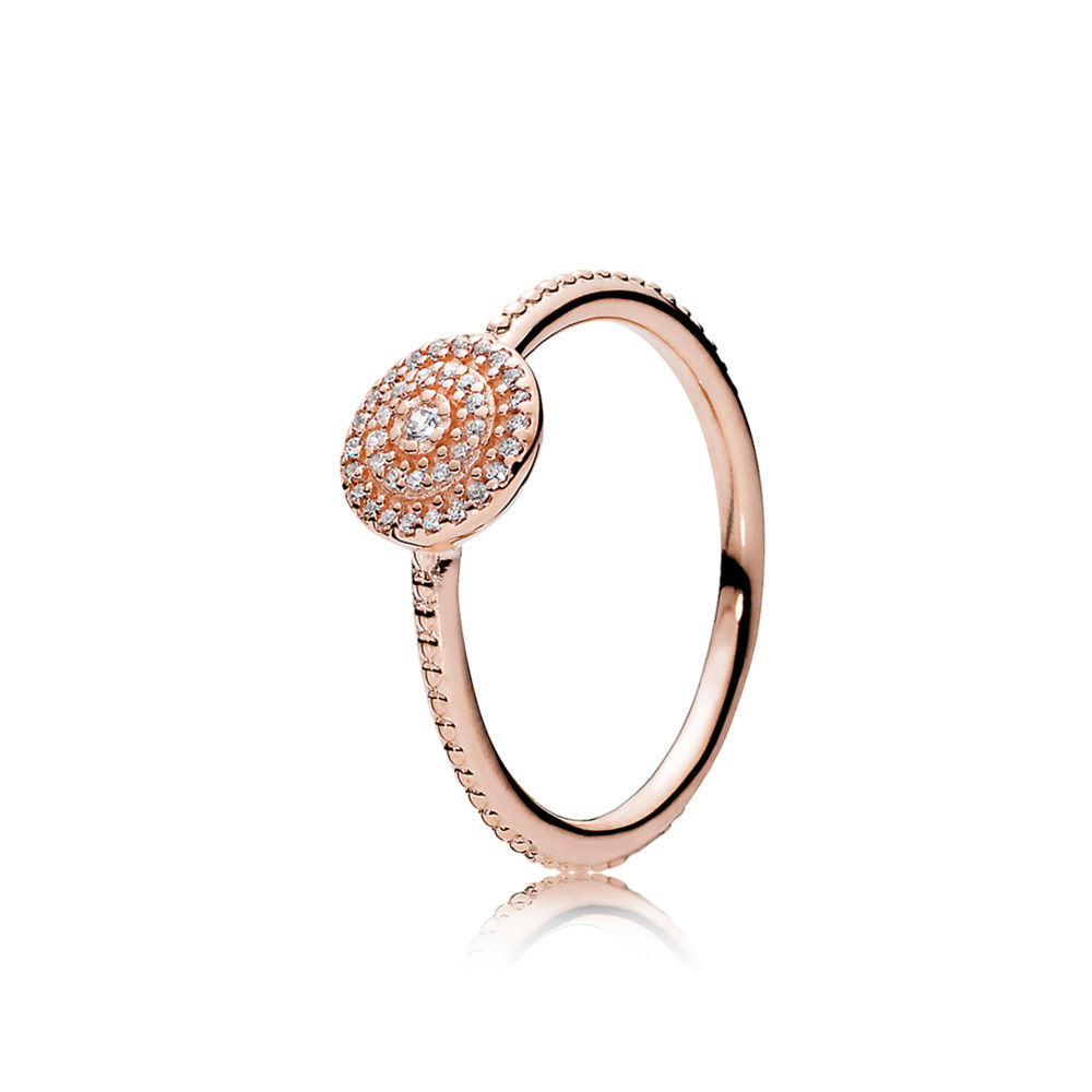 潘多拉戒指 pandora rose radiant elegance ring